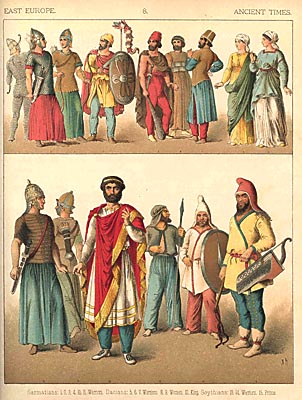 ancient persians clothes